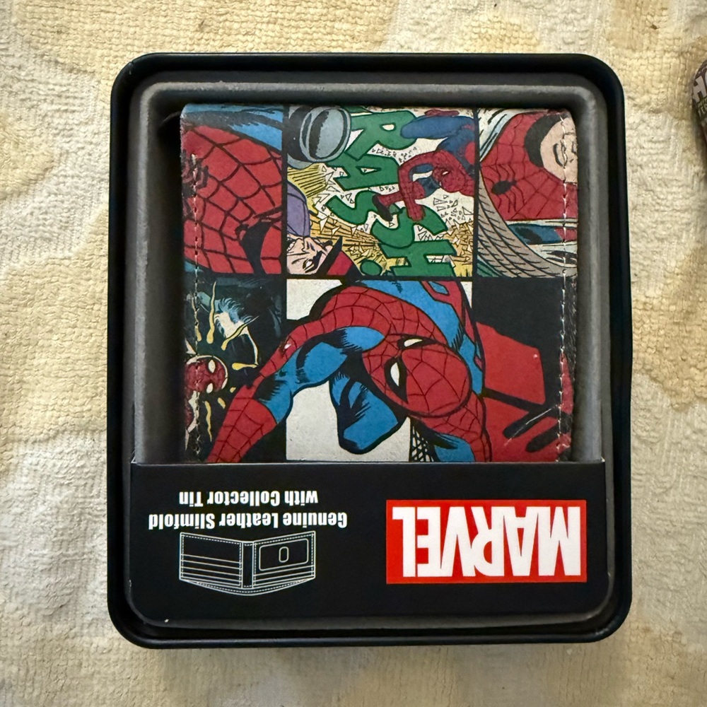 Marvel comics genuine Leather wallet